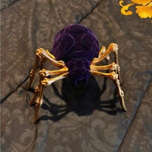 🖤(10 for $10) Purple and Gold Spider Decor